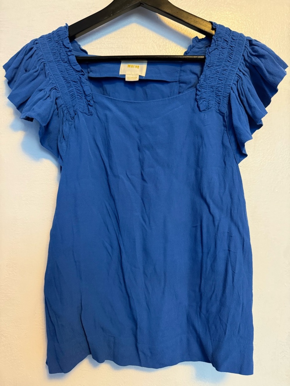 Anthropologie Maeve Ruffle Blouse